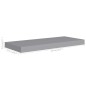 vidaXL Estante flotante de pared MDF gris 60x23,5x3,8 cm