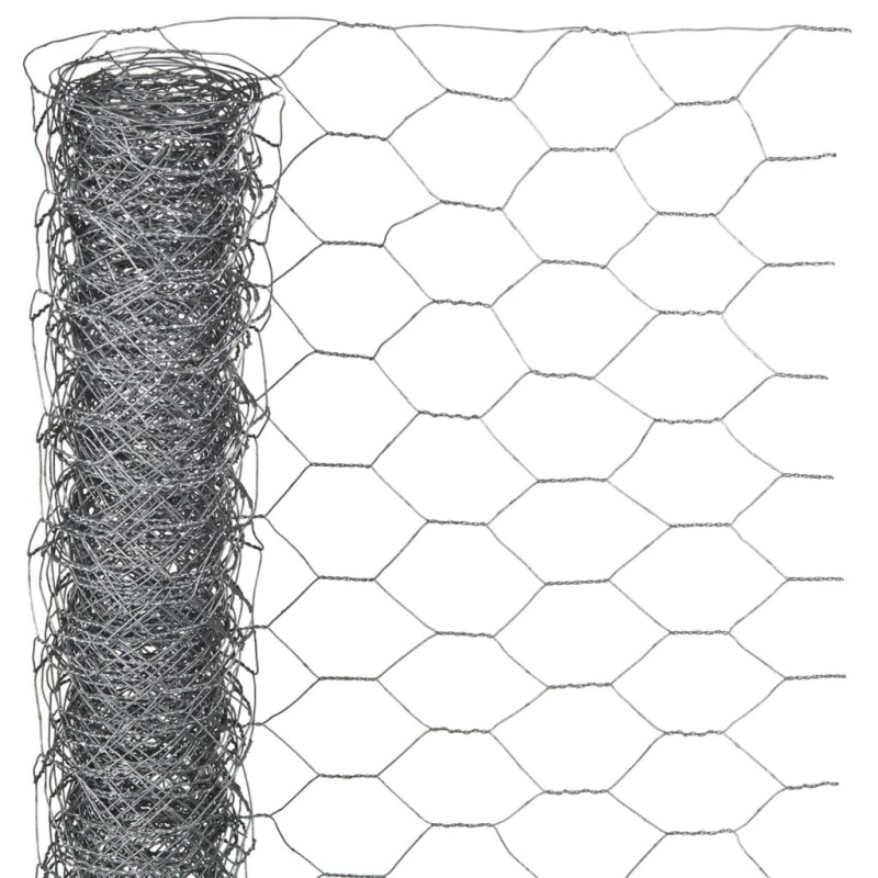 Nature Malla de alambre hexagonal 1x10 m 25 mm acero galvanizado Nature Malla de alambre hexagonal 1x10 m 25 mm acero galvanizado