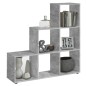 FMD Estantería/divisor de espacios con 6 compartimentos gris hormigón FMD Estantería/divisor de espacios con 6 compartimentos gris hormigón