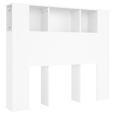 vidaXL Mueble cabecero blanco 120x18,5x102,5 cm