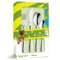 Amefa Juego de cubiertos infantil de 4 piezas Teddy Amefa Juego de cubiertos infantil de 4 piezas Teddy