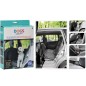 Pets Collection Funda de asiento coche para mascotas negro 135x145cm