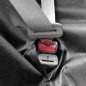 Pets Collection Funda de asiento coche para mascotas negro 135x145cm