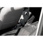 Pets Collection Funda de asiento coche para mascotas negro 135x145cm