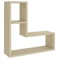 vidaXL Estantes de pared 2 uds contrachapado roble Sonoma 50x15x50 cm vidaXL Estantes de pared 2 uds contrachapado roble Sonoma 50x15x50 cm