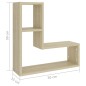 vidaXL Estantes de pared 2 uds contrachapado roble Sonoma 50x15x50 cm vidaXL Estantes de pared 2 uds contrachapado roble Sonoma 50x15x50 cm