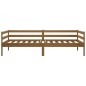 vidaXL Sofá cama de madera maciza de pino marrón miel 90x190 cm vidaXL Sofá cama de madera maciza de pino marrón miel 90x190 cm