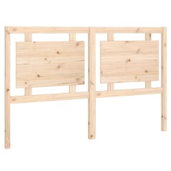 vidaXL Cabecero de cama madera maciza de pino 155,5x4x100 cm