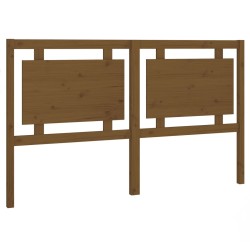 vidaXL Cabecero de cama madera maciza pino marrón miel 165,5x4x100 cm
