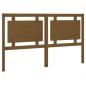 vidaXL Cabecero de cama madera maciza pino marrón miel 165,5x4x100 cm vidaXL Cabecero de cama madera maciza pino marrón miel 165,5x4x100 cm