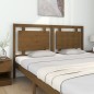vidaXL Cabecero de cama madera maciza pino marrón miel 165,5x4x100 cm vidaXL Cabecero de cama madera maciza pino marrón miel 165,5x4x100 cm