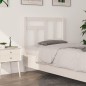 vidaXL Cabecero de cama madera maciza de pino blanco 80,5x4x100 cm vidaXL Cabecero de cama madera maciza de pino blanco 80,5x4x100 cm