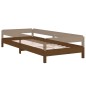 vidaXL Cama apilable de madera maciza de pino marrón miel 75x190 cm