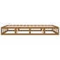 vidaXL Estructura de cama madera maciza marrón miel 120x200 cm