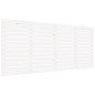 vidaXL Cabecero cama de pared madera maciza pino blanco 156x3x91,5 cm vidaXL Cabecero cama de pared madera maciza pino blanco 156x3x91,5 cm