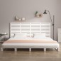 vidaXL Cabecero cama de pared madera maciza pino blanco 156x3x91,5 cm vidaXL Cabecero cama de pared madera maciza pino blanco 156x3x91,5 cm
