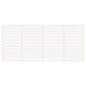 vidaXL Cabecero cama de pared madera maciza pino blanco 156x3x91,5 cm vidaXL Cabecero cama de pared madera maciza pino blanco 156x3x91,5 cm