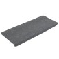 vidaXL Alfombrilla autoadhesiva de escalera 15 uds gris 65x24,5x3,5 cm vidaXL Alfombrilla autoadhesiva de escalera 15 uds gris 65x24,5x3,5 cm