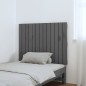 vidaXL Cabecero de cama de pared madera maciza pino gris 82,5x3x60 cm vidaXL Cabecero de cama de pared madera maciza pino gris 82,5x3x60 cm