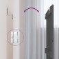 vidaXL Cabecero de cama de pared madera maciza pino gris 82,5x3x60 cm vidaXL Cabecero de cama de pared madera maciza pino gris 82,5x3x60 cm