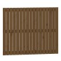 vidaXL Cabecero cama pared madera maciza pino marrón miel 108x3x90 cm