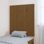 vidaXL Cabecero cama pared madera maciza pino marrón miel 82,5x3x90 cm vidaXL Cabecero cama pared madera maciza pino marrón miel 82,5x3x90 cm