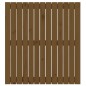 vidaXL Cabecero cama pared madera maciza pino marrón miel 82,5x3x90 cm vidaXL Cabecero cama pared madera maciza pino marrón miel 82,5x3x90 cm