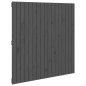 vidaXL Cabecero de cama de pared madera maciza pino gris 108x3x110 cm vidaXL Cabecero de cama de pared madera maciza pino gris 108x3x110 cm