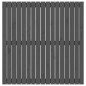 vidaXL Cabecero de cama de pared madera maciza pino gris 108x3x110 cm vidaXL Cabecero de cama de pared madera maciza pino gris 108x3x110 cm