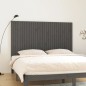 vidaXL Cabecero de cama de pared madera maciza pino gris 185x3x110 cm vidaXL Cabecero de cama de pared madera maciza pino gris 185x3x110 cm