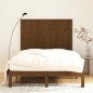 vidaXL Cabecero cama pared madera maciza pino marrón miel 140x3x110 cm vidaXL Cabecero cama pared madera maciza pino marrón miel 140x3x110 cm