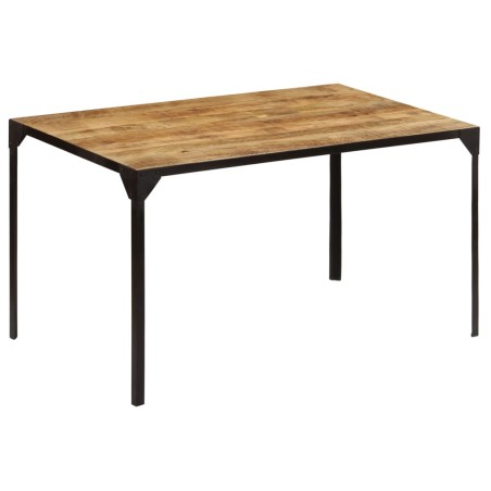 vidaXL Mesa de comedor de madera maciza de mango 140x80x76 cm