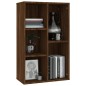 vidaXL Estantería/Aparador contrachapada roble marrón 50x25x80 cm vidaXL Estantería/Aparador contrachapada roble marrón 50x25x80 cm