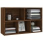 vidaXL Estantería/Aparador contrachapada roble marrón 50x25x80 cm vidaXL Estantería/Aparador contrachapada roble marrón 50x25x80 cm