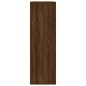 vidaXL Estantería/Aparador contrachapada roble marrón 50x25x80 cm vidaXL Estantería/Aparador contrachapada roble marrón 50x25x80 cm