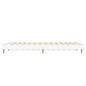 vidaXL Estructura de cama de madera contrachapada blanca 140x190 cm vidaXL Estructura de cama de madera contrachapada blanca 140x190 cm