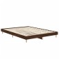 vidaXL Estructura de cama madera contrachapada marrón roble 140x190 cm vidaXL Estructura de cama madera contrachapada marrón roble 140x190 cm