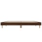 vidaXL Estructura de cama madera contrachapada marrón roble 140x190 cm vidaXL Estructura de cama madera contrachapada marrón roble 140x190 cm