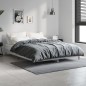 vidaXL Estructura de cama madera contrachapada gris hormigón 135x190cm vidaXL Estructura de cama madera contrachapada gris hormigón 135x190cm