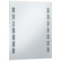 vidaXL Espejo de pared de baño con LED 50x60 cm vidaXL Espejo de pared de baño con LED 50x60 cm