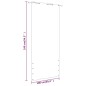 vidaXL Toldo pantalla para balcón de tela oxford terracota 100x240 cm vidaXL Toldo pantalla para balcón de tela oxford terracota 100x240 cm
