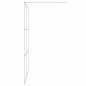 vidaXL Mampara de ducha vidrio ESG transparente plateado 140x195 cm vidaXL Mampara de ducha vidrio ESG transparente plateado 140x195 cm