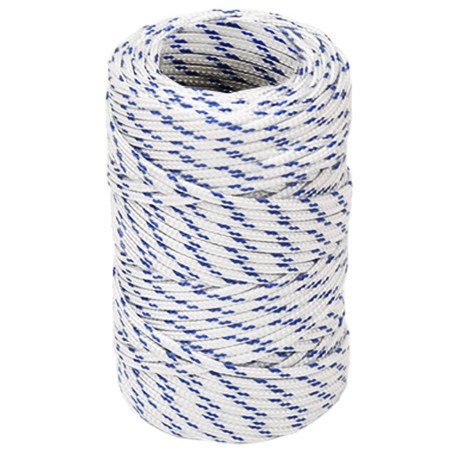 vidaXL Cuerda de barco polipropileno blanco 2 mm 500 m