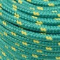 vidaXL Cuerda de barco polipropileno verde 12 mm 250 m