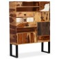 vidaXL Aparador de madera maciza de sheesham 100x30x130 cm