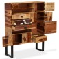 vidaXL Aparador de madera maciza de sheesham 100x30x130 cm