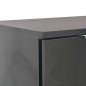 vidaXL Aparador negro brillante 107x35x80,5 cm