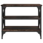 vidaXL Mueble para TV madera contrachapada roble ahumado 60x40x50 cm vidaXL Mueble para TV madera contrachapada roble ahumado 60x40x50 cm
