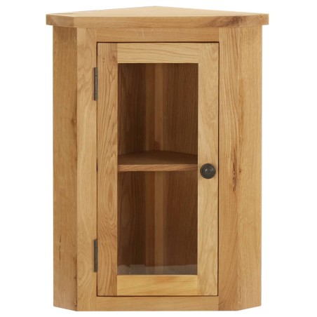 vidaXL Armario de esquina montado en la pared madera roble 45x28x60 cm  