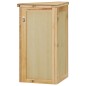 vidaXL Armario de esquina montado en la pared madera roble 45x28x60 cm  